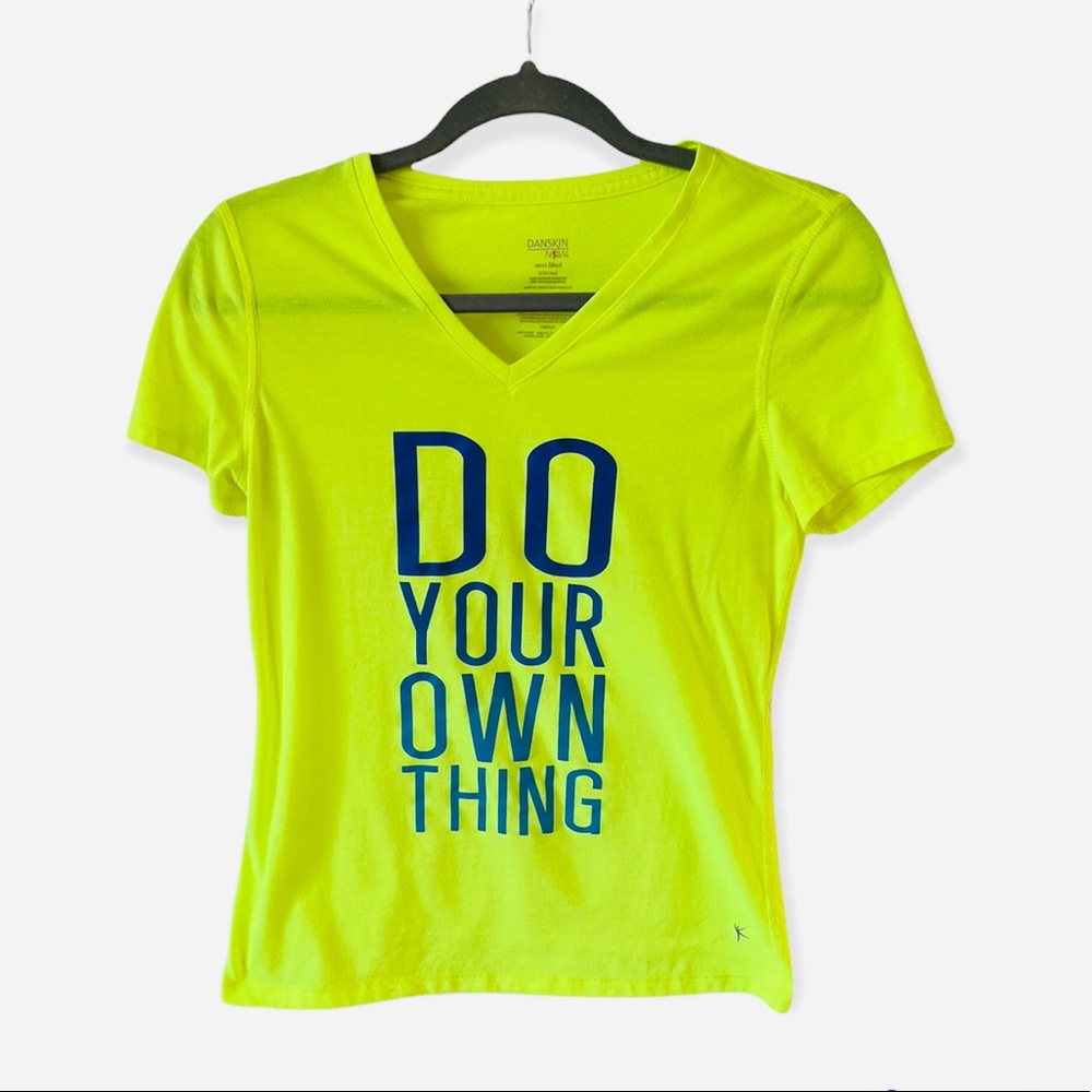 Danskin Now Yellow Top